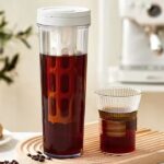 Large Capacity Juice Cup sealed Tea Separation Water Cup Travel Tea Mug with Strainer Transparent Portable Outdoor Fruit Flower Rose Tea Cold Brew Coffee Bottle