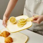 Kitchen Cutting Board for Meat Fruit Vegetable Multi-function Chopping Board with Handle and Garlic Grater Tool Food Grade  Double Sided Cutting Boards