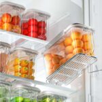 Large Capacity Plastic Food Vacuum Storage Bin Dispenser Kitchen Airtight Vacuum Storage Container  Vegetable Airtight Fresh Storage Boxes Dry Food Storage Bucket