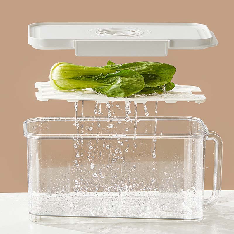 Large Capacity Plastic Food Vacuum Storage Bin Dispenser Kitchen Airtight Vacuum Storage Container  Vegetable Airtight Fresh Storage Boxes Dry Food Storage Bucket