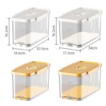 Large Capacity Plastic Food Vacuum Storage Bin Dispenser Kitchen Airtight Vacuum Storage Container  Vegetable Airtight Fresh Storage Boxes Dry Food Storage Bucket