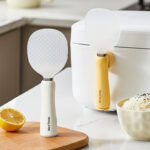 Kitchen Accessories High quality tumbler anti-stick Rice Spoon Heat Resistant Rice cooking Scoop with Magnetic Suction Cup standable Rice Shovels