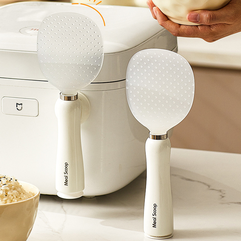 Kitchen Accessories High quality tumbler anti-stick Rice Spoon Heat Resistant Rice cooking Scoop with Magnetic Suction Cup standable Rice Shovels