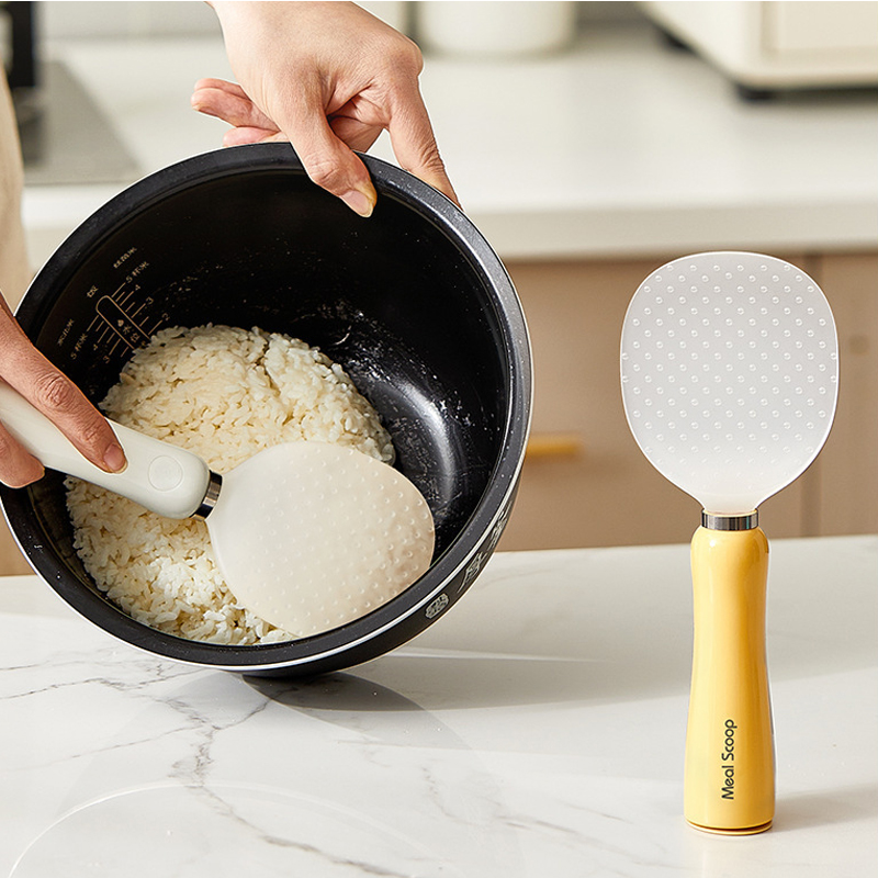 Kitchen Accessories High quality tumbler anti-stick Rice Spoon Heat Resistant Rice cooking Scoop with Magnetic Suction Cup standable Rice Shovels