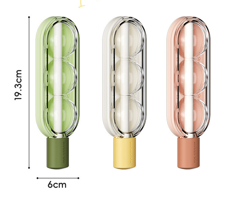 Household DIY Ice  Popsicle Maker Silicone Ice Cube Molds with Straw for Drink Whiskey Ice Cube Tray Easy Release Ice Cream Sticks Mold