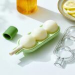 Household DIY Ice  Popsicle Maker Silicone Ice Cube Molds with Straw for Drink Whiskey Ice Cube Tray Easy Release Ice Cream Sticks Mold