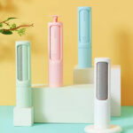 Portable Easy Clean Fur Dog Cat Hair Remover Rotatable Brush Self Cleaning Pets Lint Rollers Clean Brush for Pets Clothes