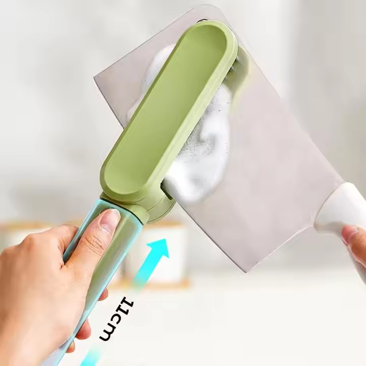 Multi-functional Cutlery Cleaner Brush with Long  Handle Kitchen Utensil Clean Tools Knives Sharpener Double-Side Cleaning Brushes