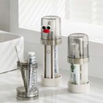 Bathroom Storage Tools& Accessories Mouthwash Cup Rack Mouthwash Cup Set High Quality Toothbrush Toothpaste Holder with Rinse Cup