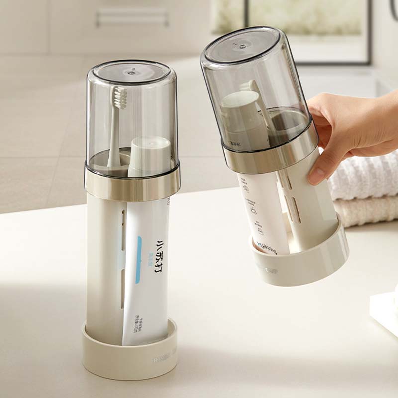 Bathroom Storage Tools& Accessories Mouthwash Cup Rack Mouthwash Cup Set High Quality Toothbrush Toothpaste Holder with Rinse Cup
