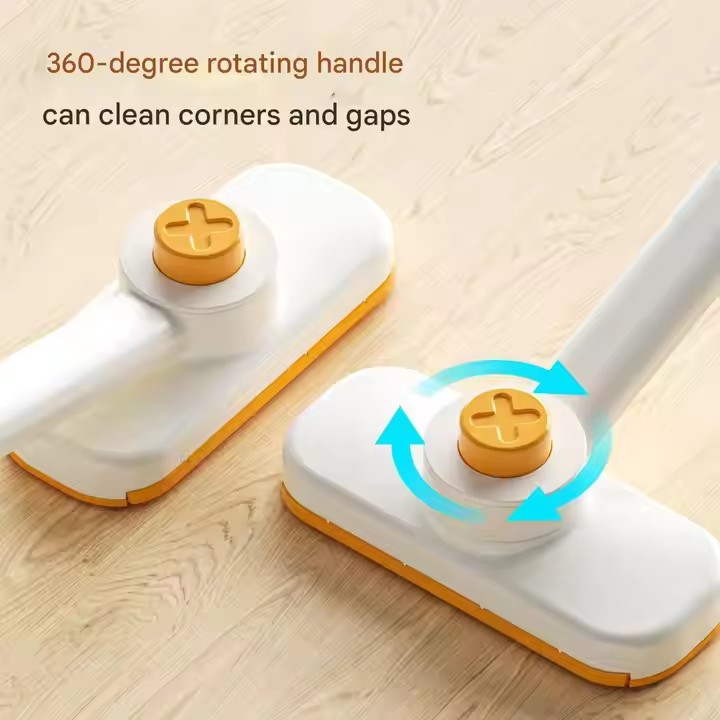 Kitchen Cleaning Replaceable Rag Cleaning Brush Automatic Clamp Paper Window Wiper Mini Mop Wet&Dry Double Use Cleaning Brush