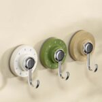 Powerful Wall Suction Cup Hook Hanger Reusable Clothes Vacuum Hooks Multipurpose Hanger Tool Rack for Bathroom Kitchen