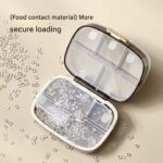 Wholesales Pocket Case Organizer Triple Seal Pill Dispenser Home Travel Storage Boxes Portable Small Medicine Box