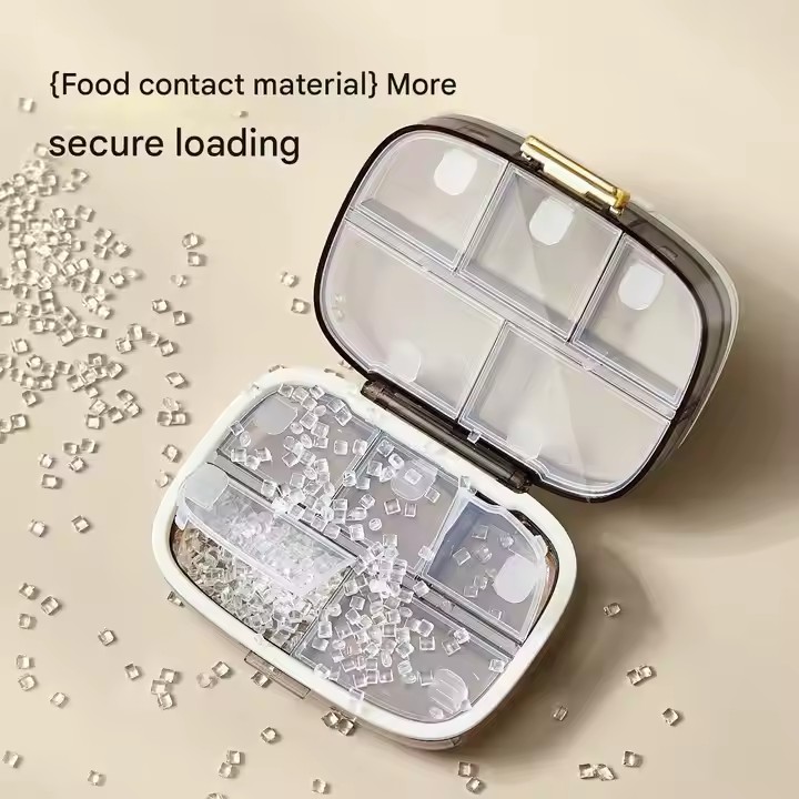 Wholesales Pocket Case Organizer Triple Seal Pill Dispenser Home Travel Storage Boxes Portable Small Medicine Box