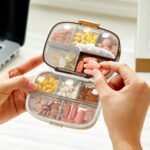 Wholesales Pocket Case Organizer Triple Seal Pill Dispenser Home Travel Storage Boxes Portable Small Medicine Box