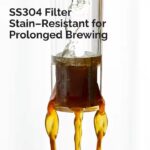 750ml glass Coffee & Tea Brewing bottle Heat Resistant Juice tea Kettle with Filter for camping food grade Teapot