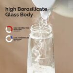 750ml glass Coffee & Tea Brewing bottle Heat Resistant Juice tea Kettle with Filter for camping food grade Teapot