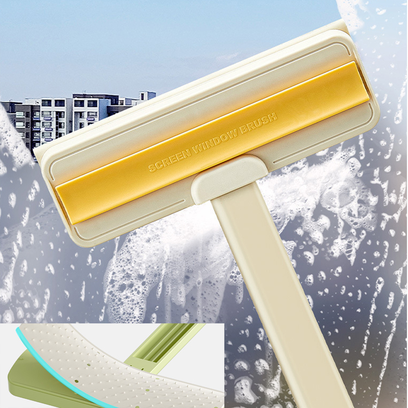 Multi-functional window screen brush cleaner glass Cleaning tools glass wiper scraper screen dust brushes