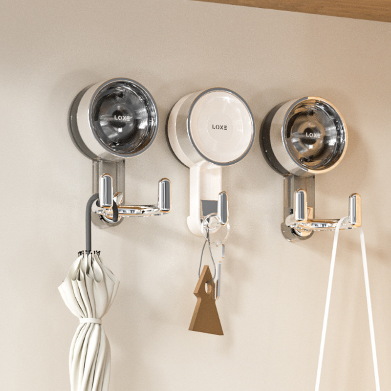 High Quality Removable Suction Cup Hooks Bathroom Waterproof Strong Adhesive Hook Hangers Wall Organisation Rack with Hanging Hook