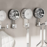 High Quality Removable Suction Cup Hooks Bathroom Waterproof Strong Adhesive Hook Hangers Wall Organisation Rack with Hanging Hook