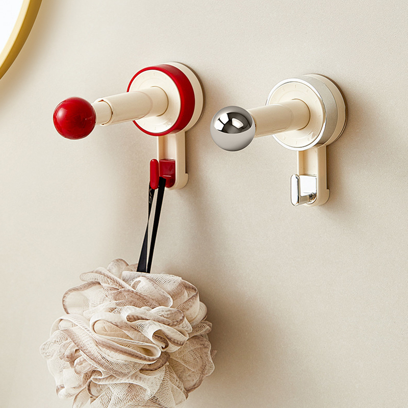 Wall mounted No-drilling Adhesive Hooks Multi-functional Strong Suction Cup Hook For Bag Clothes Caps hanging kitchen Bathroom Storage Rack