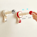 Wall mounted No-drilling Adhesive Hooks Multi-functional Strong Suction Cup Hook For Bag Clothes Caps hanging kitchen Bathroom Storage Rack