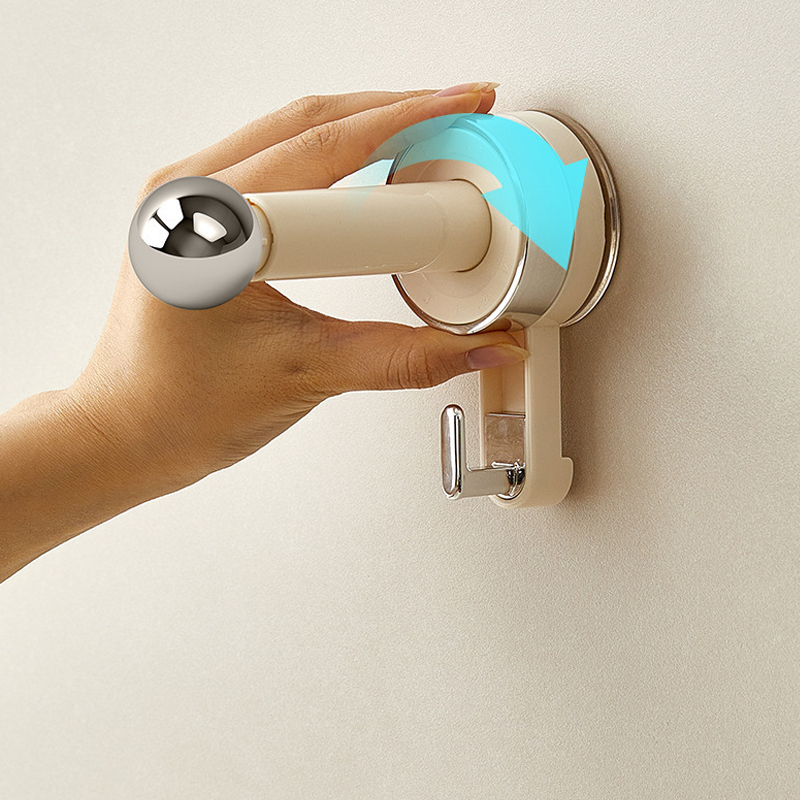 Wall mounted No-drilling Adhesive Hooks Multi-functional Strong Suction Cup Hook For Bag Clothes Caps hanging kitchen Bathroom Storage Rack