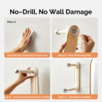 Home Laundry Strong Adhesive Hangers Rack Retractable Wall-mounted Hangers Storage Shelf hook Suction cup Clothes Racks Storage hooks