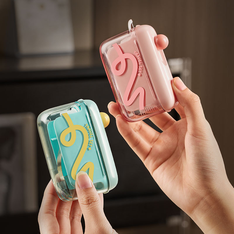Creative Automatic Pop-Up Dental Floss Dispenser box Creative Plastic Toothpick Holder Portable Toothpick Organizer Storage Case ravel Flosser Dispenser box