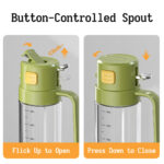 17oz Glass Olive Oil Pourer Bottle 2 in 1 Oil Sprayer Bottle Kitchen Cooking Oil Dispenser Pour Spray Container Bottles