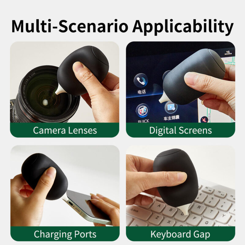Portable Crevice cleaning kit mini brush with Storage Box for car multi-functional Air Dust Blower Camera Lens Cleaning Set