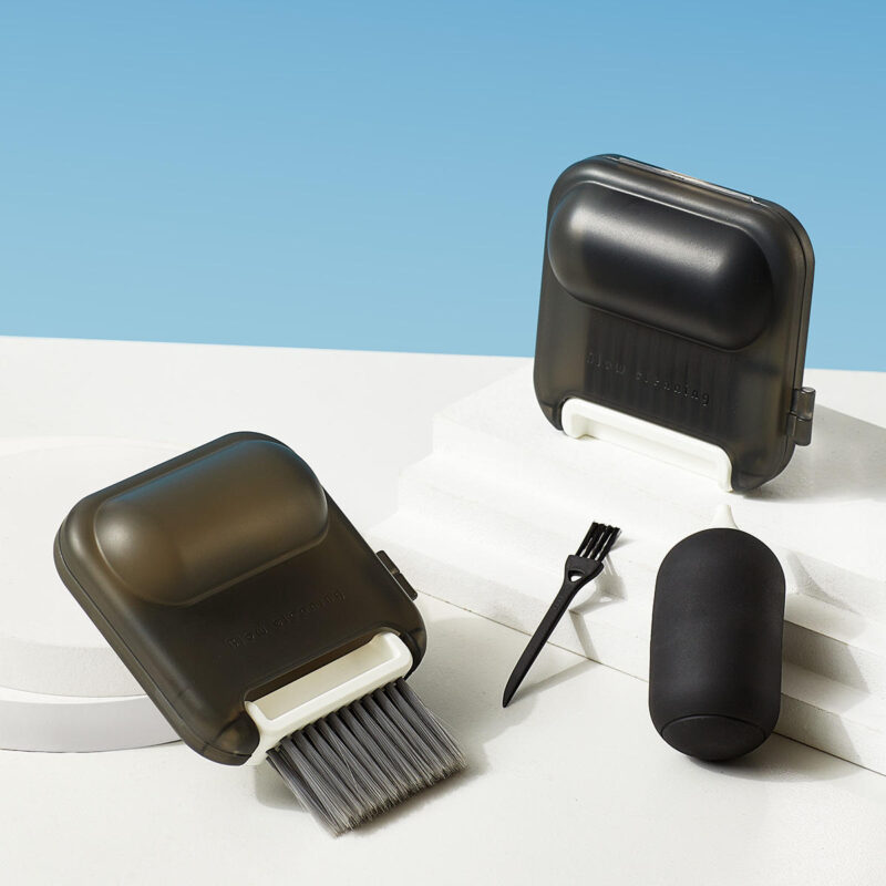 Portable Crevice cleaning kit mini brush with Storage Box for car multi-functional Air Dust Blower Camera Lens Cleaning Set